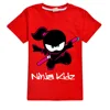 Ninja Kidz Baby Kids Summer Cotton Short-Sleeved T-shirts Children Sweatshirt Cartoon Teenager Tops Boys Girls Tees Clothing 5
