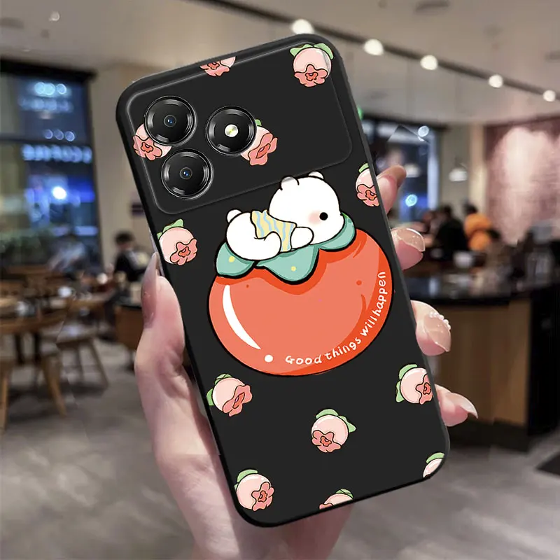Cute Cartoon Pattern TPU Soft Silicone Back Phone Case