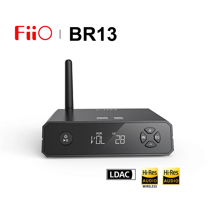 Fiio Br13 Hi-Res Audio Bluetooth 5.1 Ricevitore Amplificatore Per Cuffie Supporto 7 Modalità Bluetooth Ldac Per Altoparlante Auto/Casa Audirect