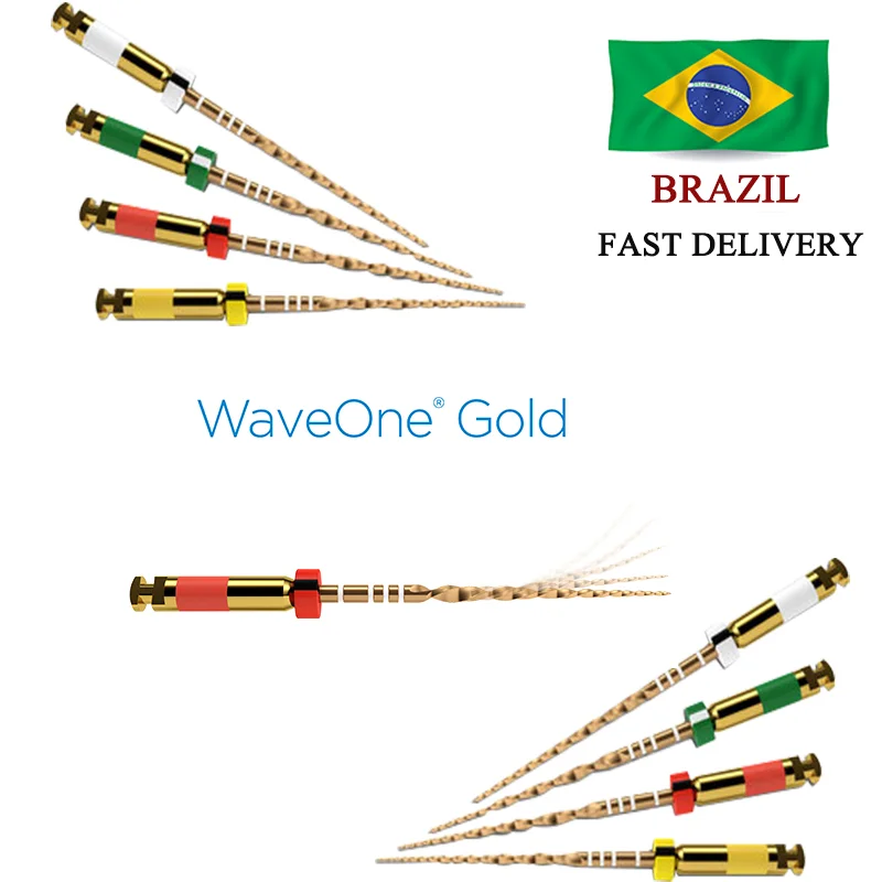 Dental Wave One Gold Niti Rotary Files Reciprocational Large Primary
