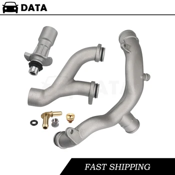 Water Outlet Tube Hose Kit 3.0L V6 5.0 V8 For LAND ROVER JAGUAR XJL XFL XEL XKR LR090630 LOWER LR090630 LR092992 1