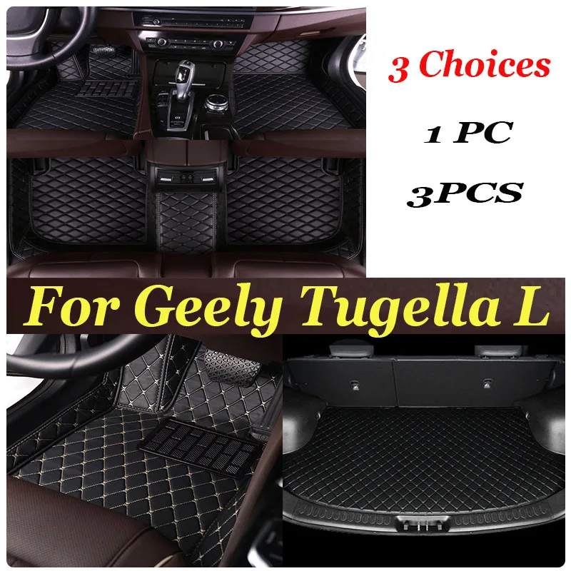 

Car Floor Mats For Geely Tugella L Hybrid 2022 Custom Auto Foot Pads Automobile Carpet Cover Interior Accessories