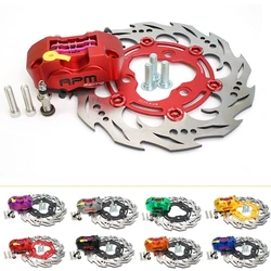 RPM Brake 82mm Caliper 3 Hole 70mm Disk Disc Rotor Set 4 piston Radial mounting for Yamaha Aerox Nitro BWS 100 JOG 50 ebike