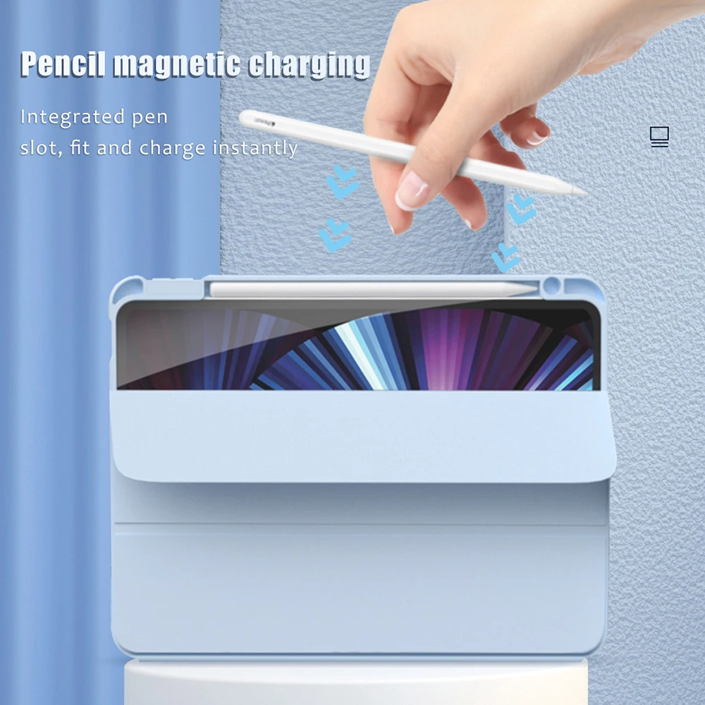 Estojos para Ipad Capa para Ipad Air Air Pro 11 9ª Geração 10.2 8th Mini 9.7 10.5 2023 - Imagem 6