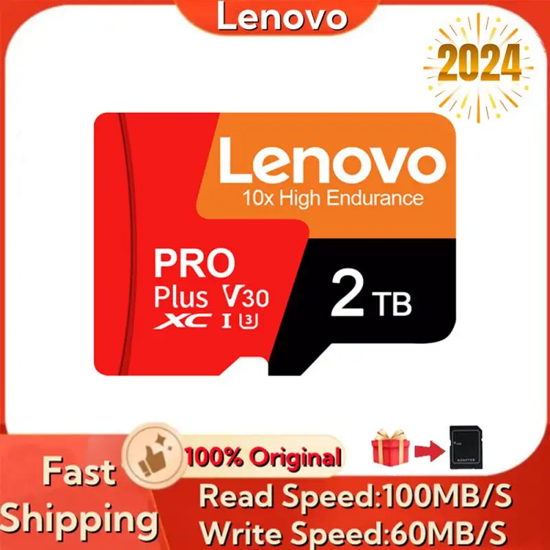 

Lenovo 2 ТБ 1 ТБ высокоскоростная карта памяти 128 Гб класс 10 V30 мини SD-карта U3 Micro TF SD-карта 512 ГБ TF-карта для Nintendo Switch Ps5