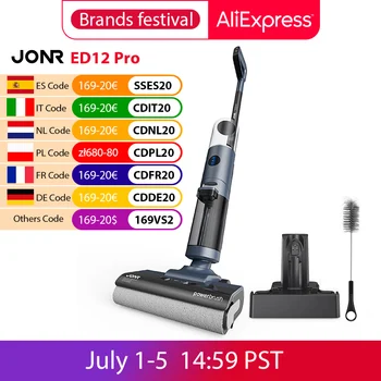 Aspirapolvere senza fili JONR ED12 Pro Aspirapolvere verticale umido e secco con autopulizia ad aria calda e asciutta per elettrodomestici intelligenti 1