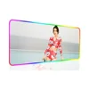 1pc Kpop Beautiful Girl Somi XXL RGB Gaming Mouse Pads HD Black Gamer Accessories Large LED 6
