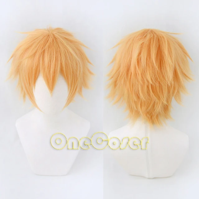 Golden Short Chainsaw Man Denji Cosplay Wig Heatresistant Synthetic  Halloween Costume ▻  ▻ Free Shipping ▻ Up to 70% OFF