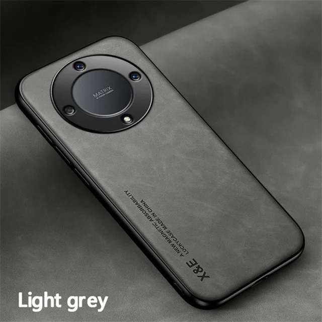 thumbnail image 1 of Magnetic Sheepskin Leather Phone Cases Honor Magic 5 lite 4 Pro 70 60 50 Pro 20 30 X40 20i 10i Cover For Honor Magic 5 lite Case, 1 of 5
