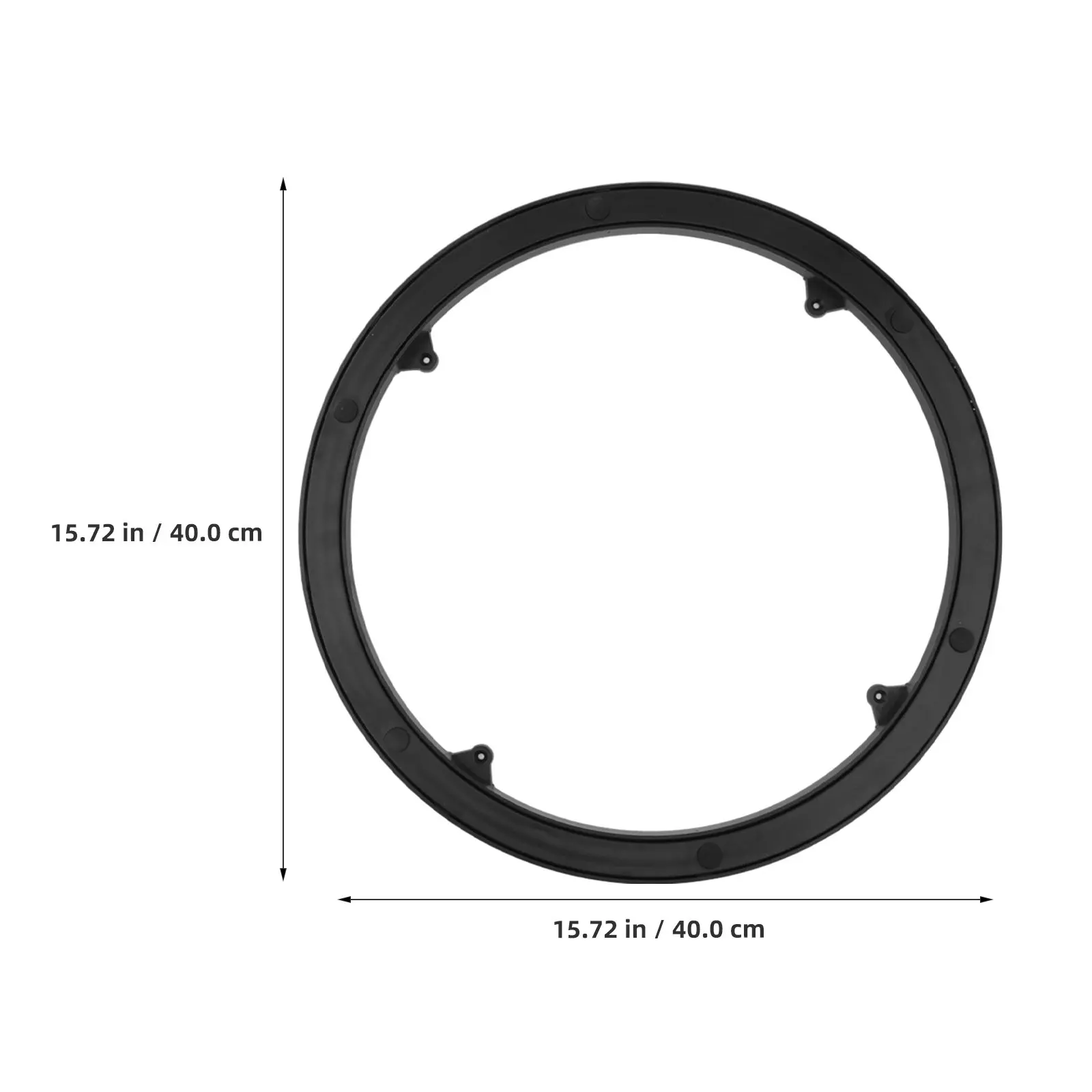 40cm 경량 중공 플라스틱 회전 턴테이블 베이스 베어링, 서빙 트레이, 식탁, 쇼케이스, 주방용
