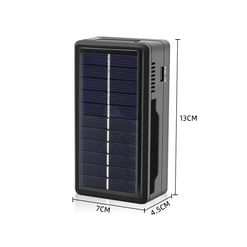 18650 Solar Battery Charger Multi Munctional Solar Type C Intelligent Lithium Battery Holder Power Bank Cases battery charger solar charger