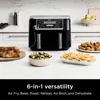 DZ550 Foodi 10 Quart 6-in-1 DualZone Smart XL Air Fryer with 2 Independent Baskets, Thermometer for Perfect Doneness 2