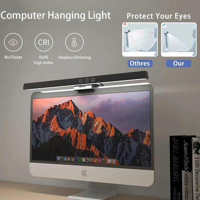 Led Computer Monitor Screen Hanging Light  Computer Monitor Light Bar -  Computer - Aliexpress