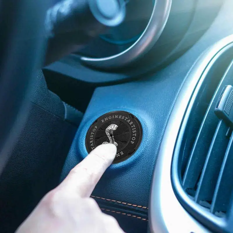 

Нажимная кнопка для запуска и остановки автомобиля, вращающаяся задняя крышка, многоразовый дизайн, автостайлинг, аксессуары для украшения автомобиля