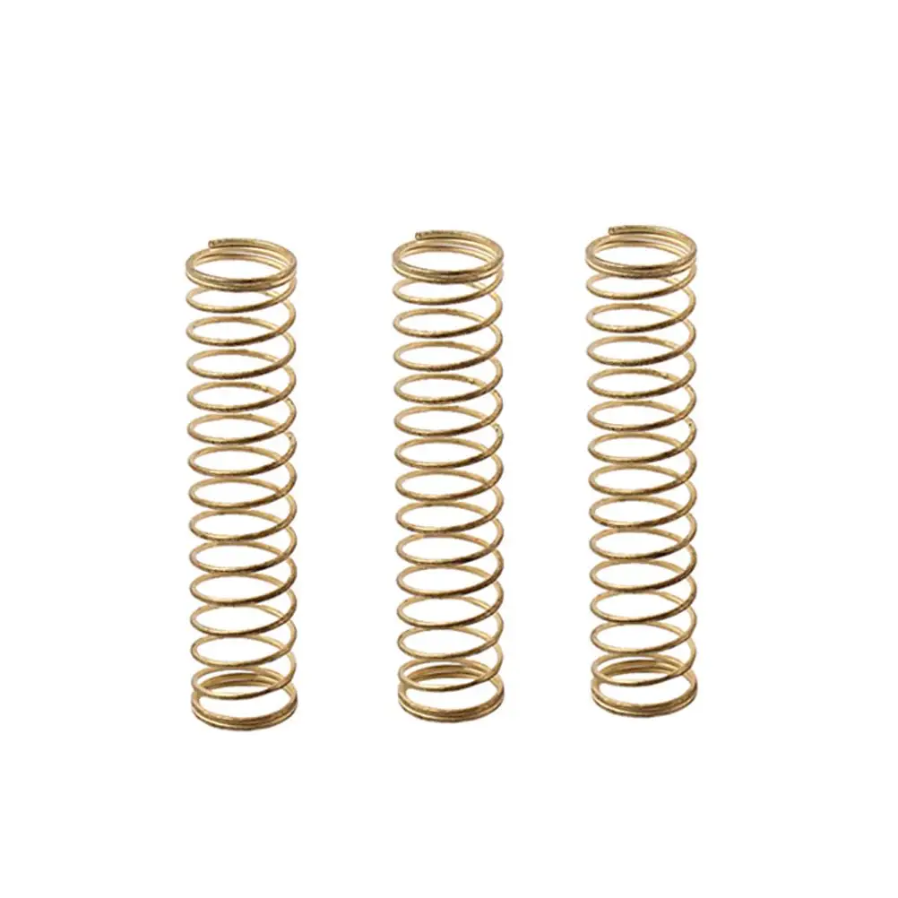 3 Pcs Long Spring Trumpet Repairing Parts Brass Spring For Woodwind Instrument Parts Musical Instruments Accessories Trumpet Set