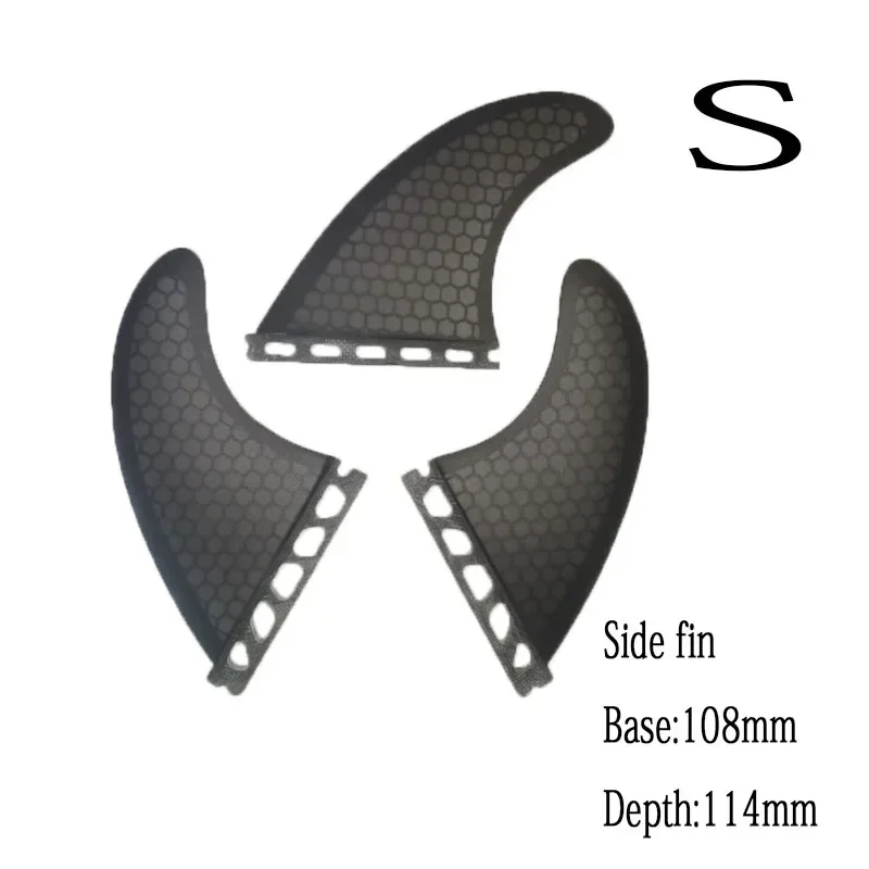 Surfboard Fin Multiple Sizes Fut-3-Fin Clearance S M Large Surfboard Fins Tri Fin Quilhas Surfing Accessories Carbonfiber Fin