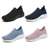 Women Running Sneakers Slip On Knit Tennis Workout Sneakers Memory Foam Lightweight for Workout Yoga 2