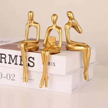 nordic Luxury living room decoration home decor office desk accessories Ideas Art Gift Modern Living Room Ornament sculpture