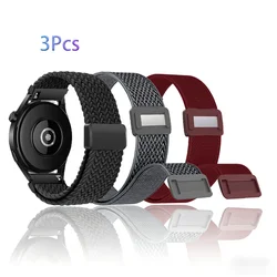 Nylon Sports Strap Bracelet Belt - Set of 3, 20mm/22mm - Universal 22mm (Mixed Color - 2)