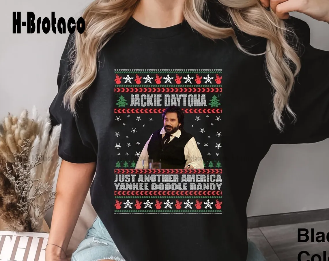 Jackie Daytona Solo Un Altro America Christmas Laszlo Cravensworth Vampire Halloween Horror Shirt Jumper T-Shirt