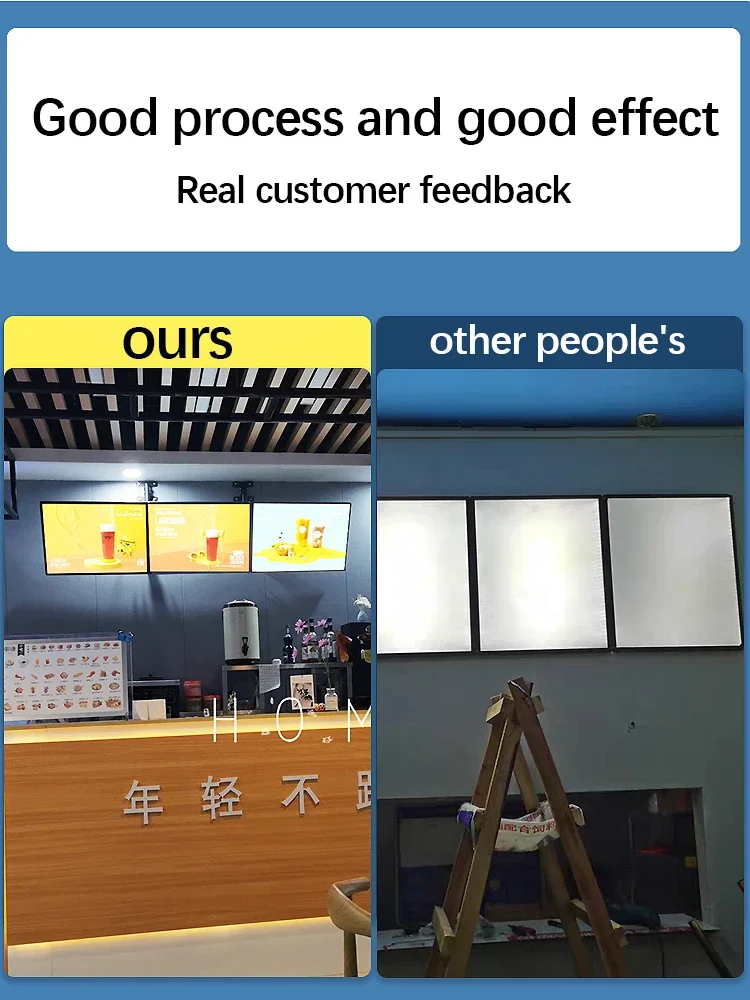 슬림 스냅 프레임 LED 라이트 박스 조명 포스터 디스플레이 LED 백라이트 메뉴 보드, 레스토랑 카페 상점용 벽걸이 광고판