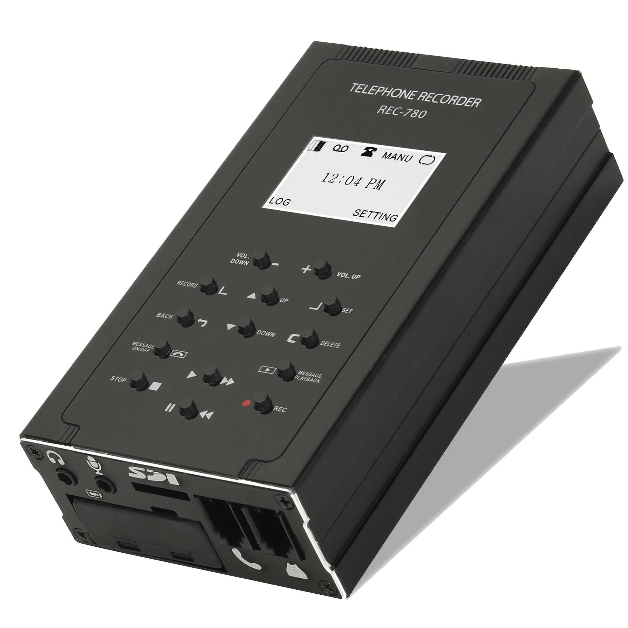 Phone Call Voice Recorder Automatic/manual Telephone Recording Device with Loop Recording External Speaker and Time/Date Stamp 32G