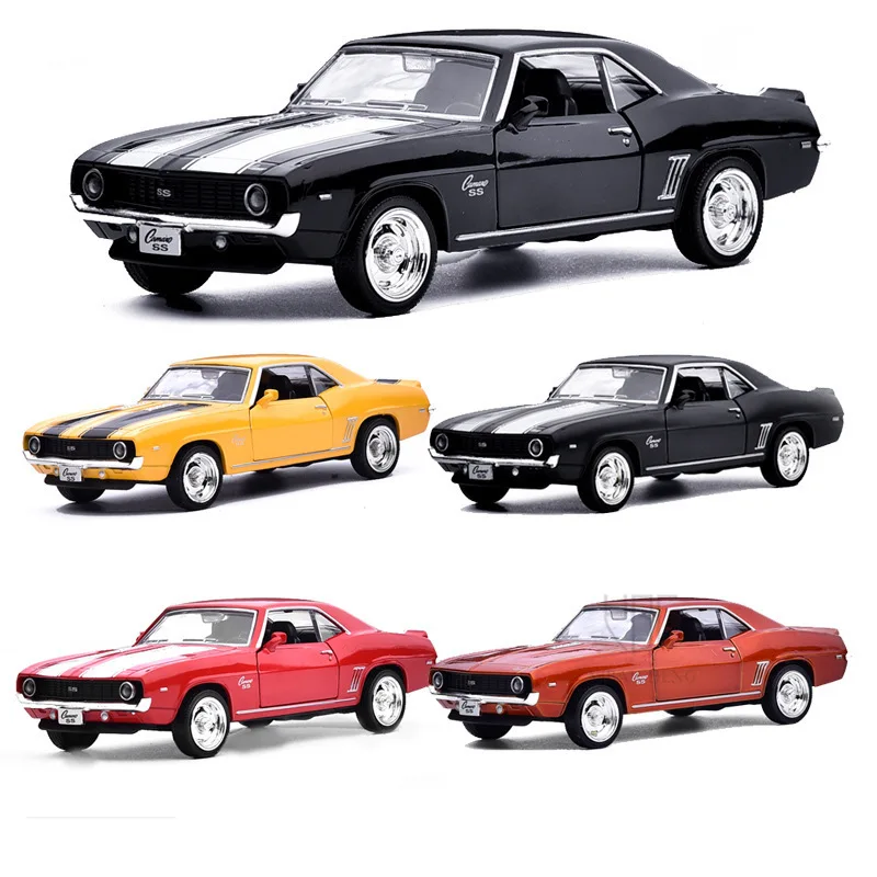 1:36 Chevrolet Camaro SS 1969 модель Автомобильные Игрушки транспортные средства сплава Diecasts