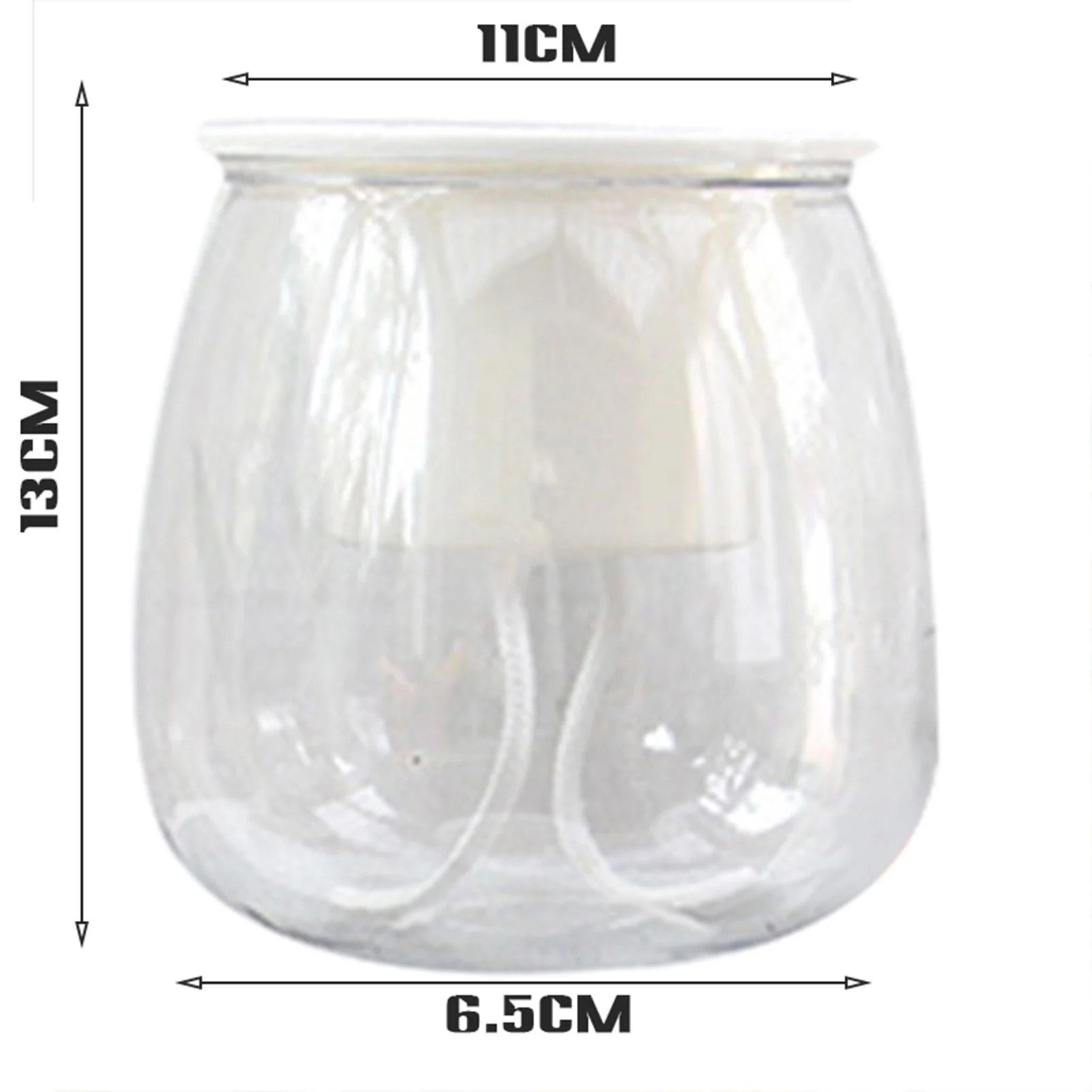 Self-Watering Indoor Planter with Absorbent Cotton Rope