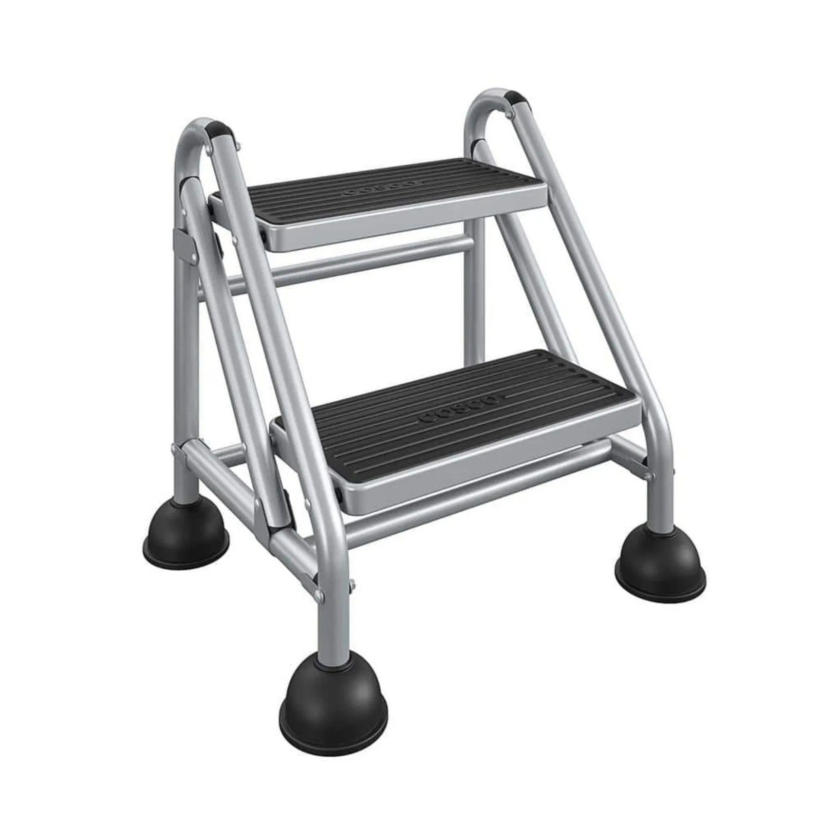 US 2-Step Rolling Steel Step Ladder 3