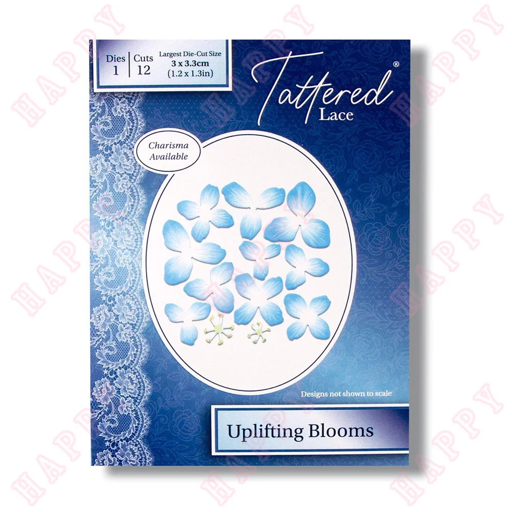 

New Metal Cutting Dies Uplifting Blooms For Scrapbook Diary Decoration Paper Craft Embossing Template DIY Greeting Card Handmade