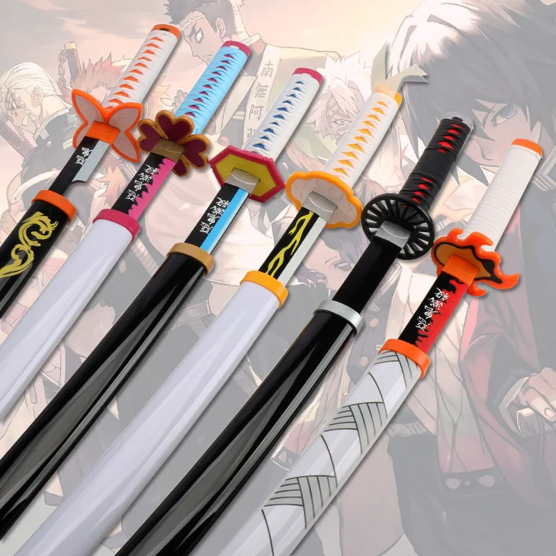 Demon Slayer Anime Katana 80cm Wooden Sword Cosplay Weapon Props cosplay sword,cosplay prop,cosplay toy