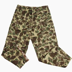 US Two-sided Pacific Camo Pants Duck Hunting Retro WW2 US Army HBT Cloth Military Uniform High Quality