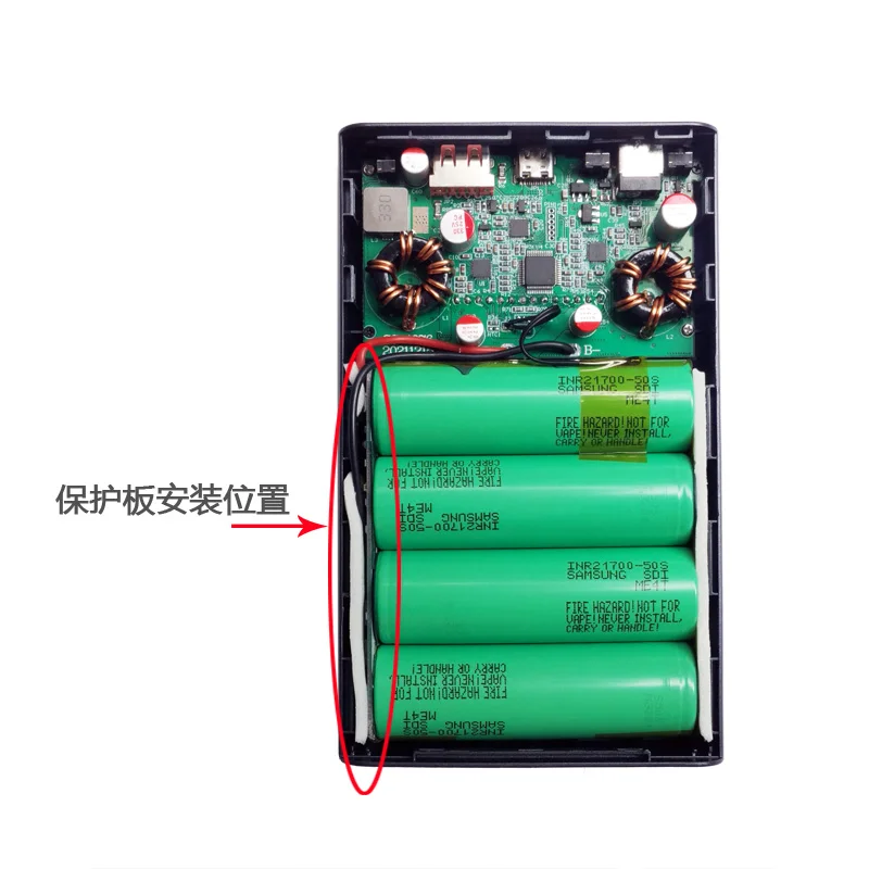 Tensão Ajustável Bidirecional Fast Charging Circuit Board Fonte de Alimentação Móvel Kit Faça Você Mesmo Reserva Pd100w Dc120w - Image 6