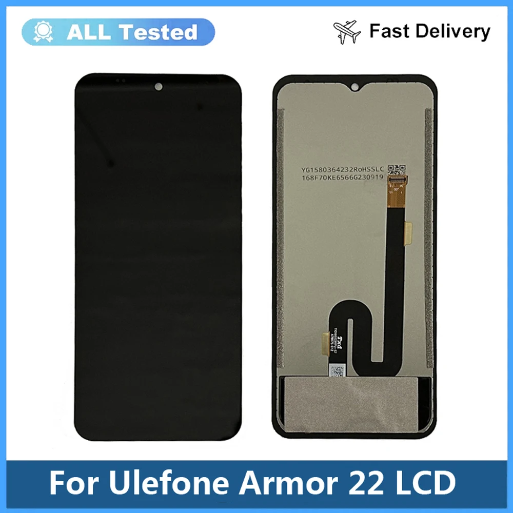 

ЖК-дисплей 6,58 дюйма для ULEFONE Armor 22 с сенсорным экраном для замены, ЖК-дисплей протестирован хорошо для Ulefone Armor22 armor 22, ЖК-экран
