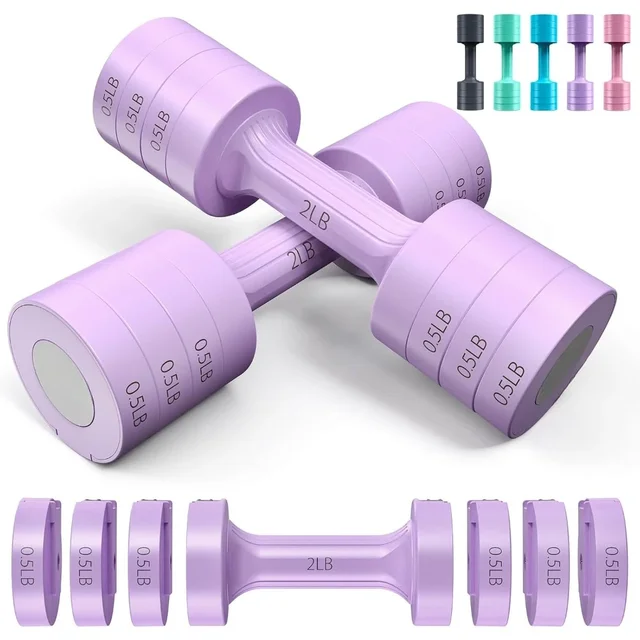 "4-in-1 Adjustable Dumbbell Set 1
