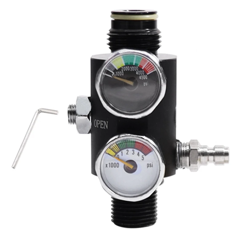 

Dual Gauge Pressure Regulator Valvula Reguladora Pneumatic Air Valve Fill Station