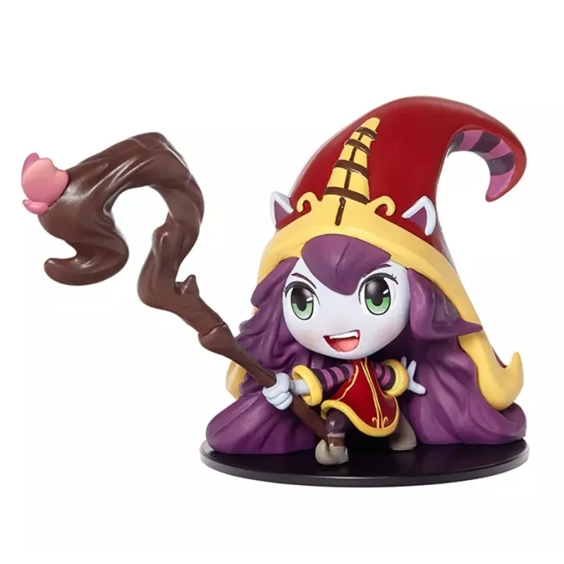 

Original League of Legendsl Lulu The Fae Sorceress Q Version Anime Figure Action Model Kid Toy Game Gift Periphery Collectibles