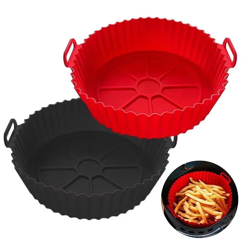 Reusable Non-Stick Silicone Liners for Air Fryers - Food Safe Accessory
