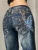 American Vintage Hot Girl Butterfly Embroidery Bootcut Jeans Women Streetwear Y2k Retro Flared Denim Pants Bodycon 2026 New