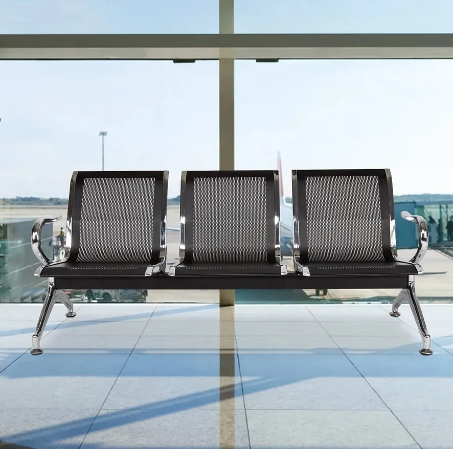 Chair Airport Reception Waiting Chair Chaise Lounge Bank Salon