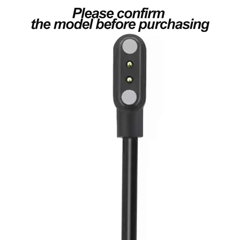 2-Pack Magnetic Charger Cables For Letsfit IP68, ID205L, Willful SW021 Smartwatch