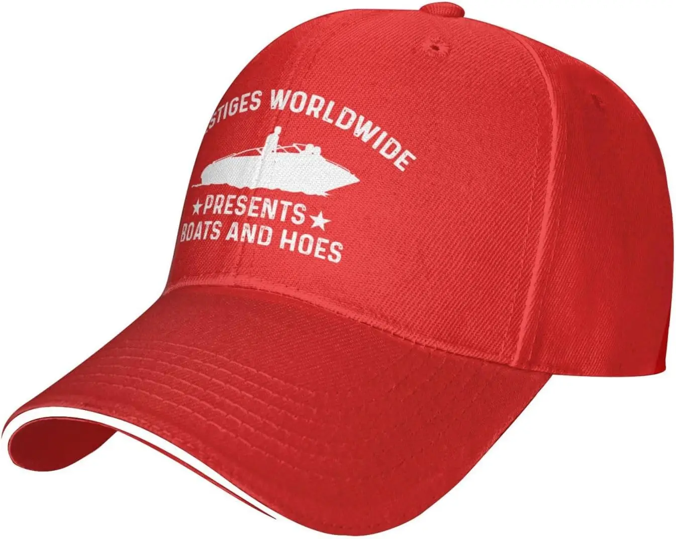 

Prestiges Worldwide Boats and Hoes Hat for Men Baseball Cap Funny Hat