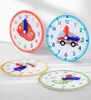 Montessori Wooden Clock Toys for Kids Color Shape Matching Puzzle Hand Grab Board Time Teaching Clock Children Educational Toys 3