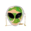 Bags For Women Trendy Women Children Alien Transparent Jelly Bag Shoulder Bag Backpack Phone Bag Punching Bag For Kids 12-14 1