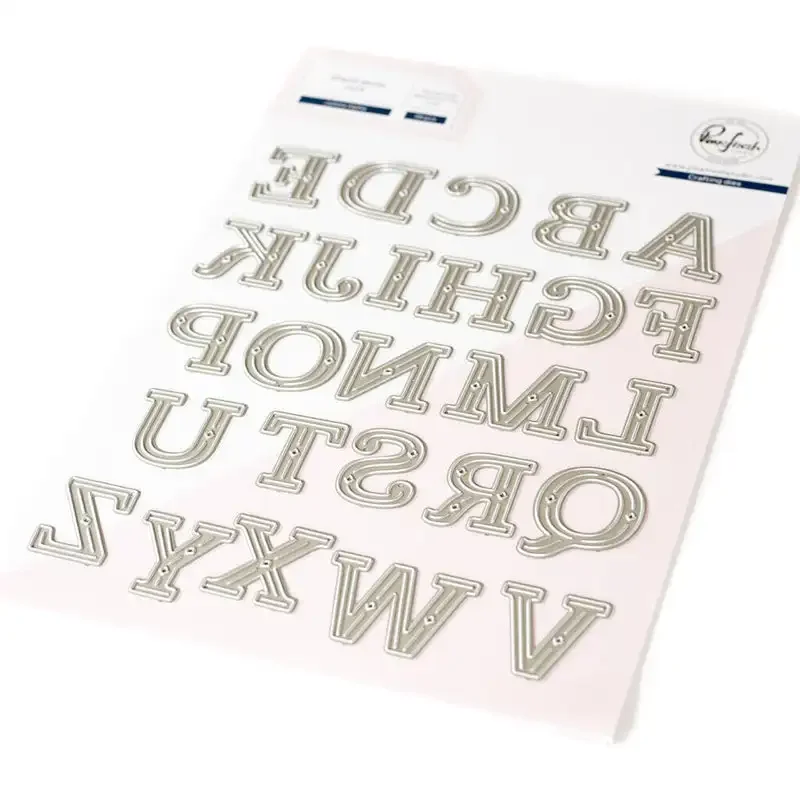 

Julieta Alphas Cutting Dies Scrapbook Diary Decoration Stencil Embossing Template DIY Greeting Card Handmade 2024