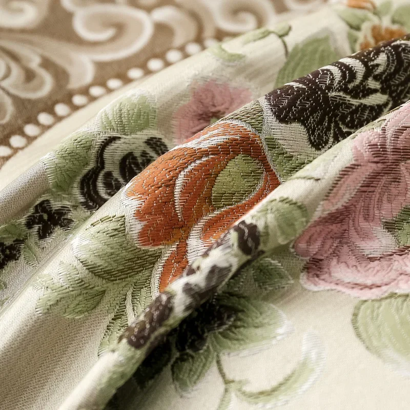 European style embroidered flowers Decorative Pillow Cover 48x48cm Throw Pillowcase Home Decor Cushion Cover for Sofa