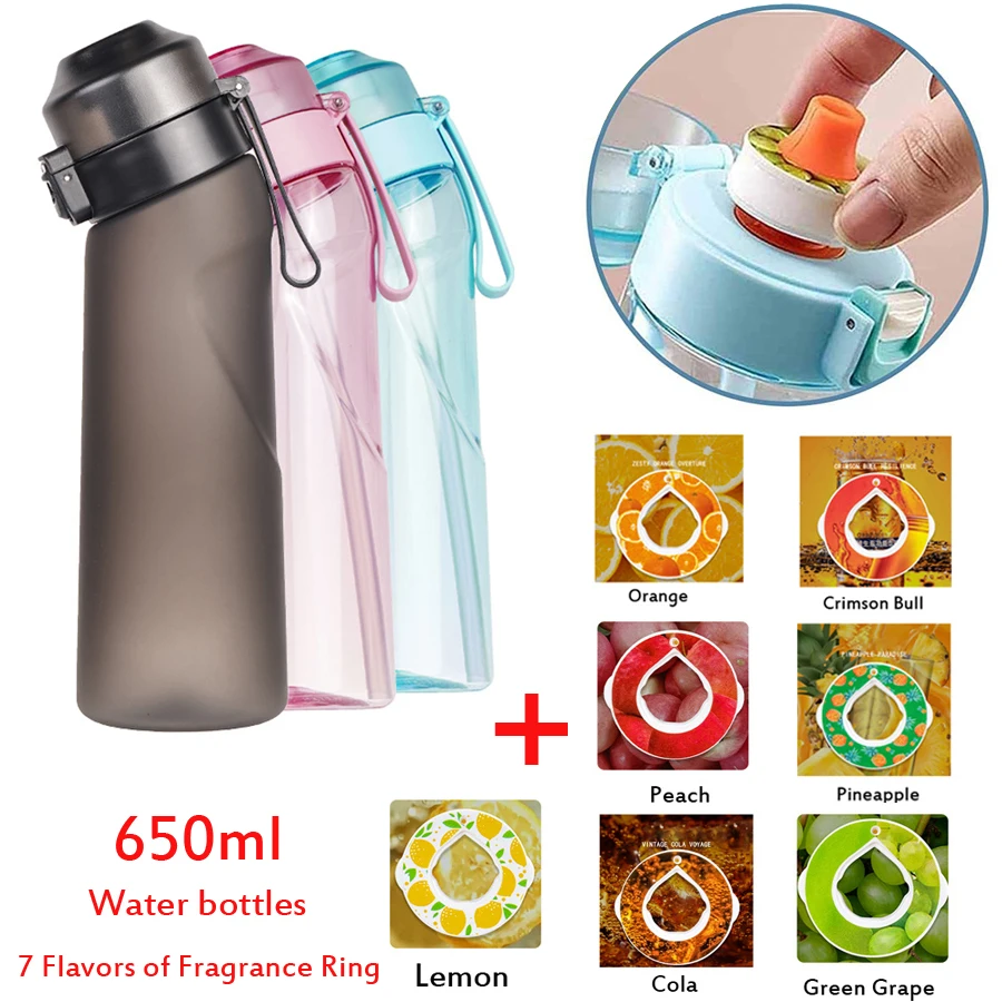 650ml Gourde Air Up Water Bottle with 7/4 Flavor Scent Air Up pods Outdoor  Sport Plastic Cups Leakproof Air Up Drinkfles - AliExpress