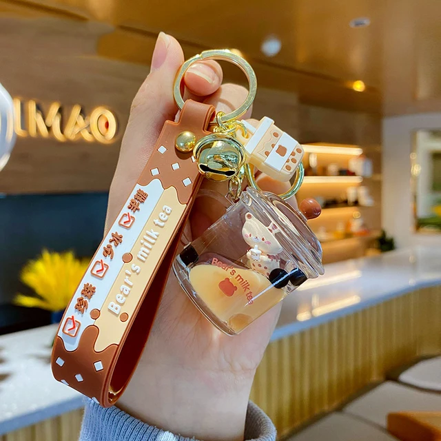 Ice Cream Creative Fashion Cartoon Boba Milk Tea Natural Stone