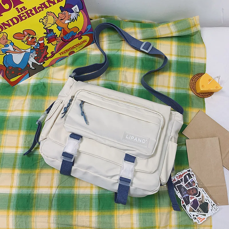 和風クロスオーバーボディバッグ ジッパー付き 防水 ファッショナブル カジュアル 丈夫 女性用和風クロスオーバーボディバッグ,ガールズショルダーバッグ