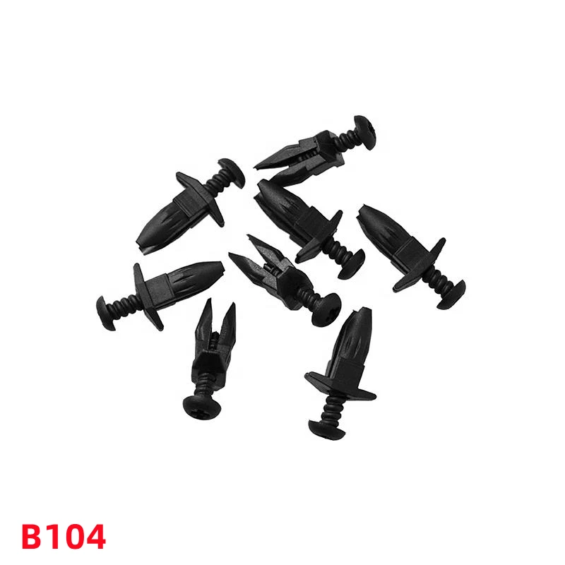 

100Pcs Push-type Automotive Plastic Rivets Fender Screw Universal Clips B104